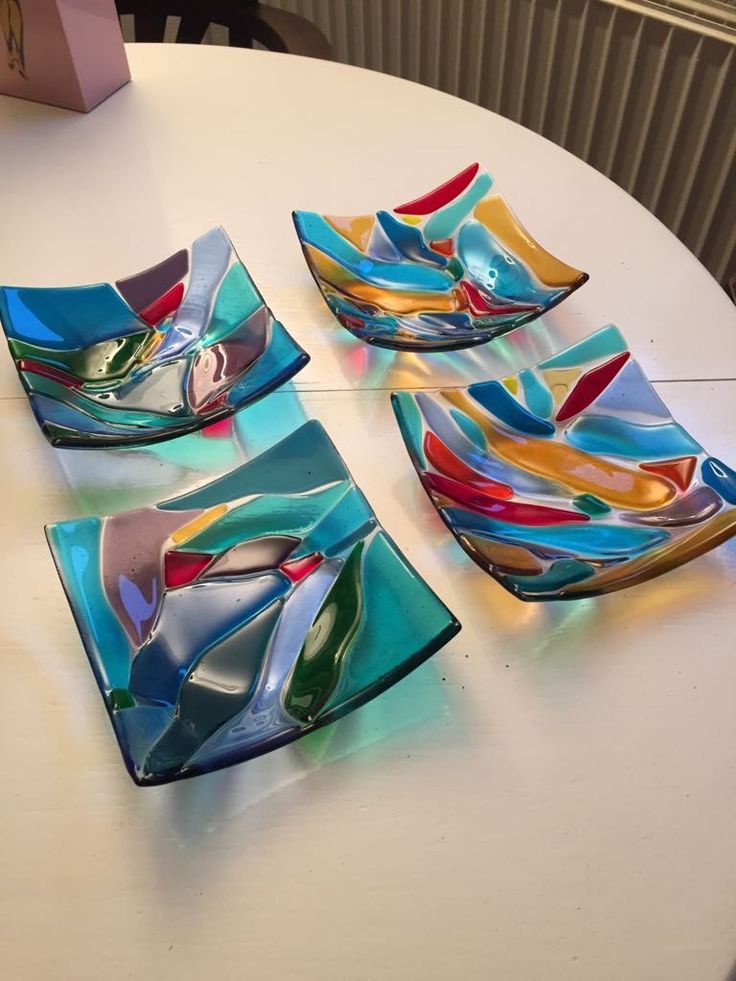Glasfusion Schaaltjes Fused Glass Plates Bowls Fused Glass Art glasfusion-schaaltjes-fused-glass-plates-bowls-fused-glass-art