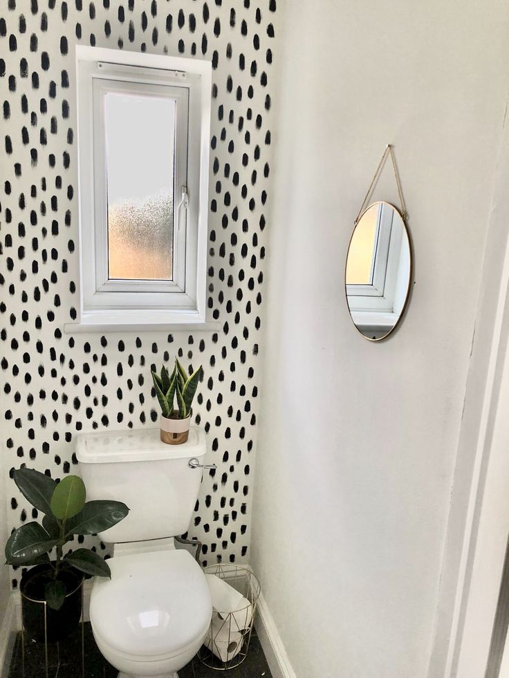 Homemade Painted Wallpaper Black And White Toilet Room Decor Small Tiny Powder Rooms - How To Paint A Small Toilet Room Homemade Painted Wallpaper Black And White Toilet Room Decor Small Tiny Powder Rooms - How To Paint A Small Toilet Room