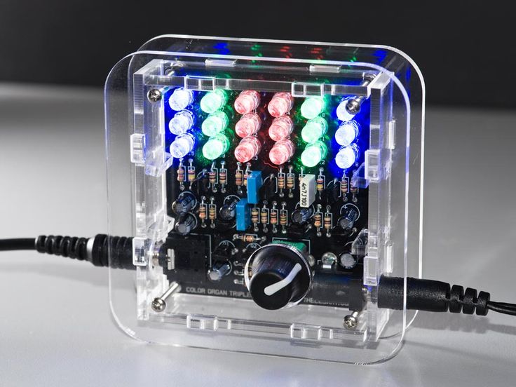 Picture Of The 2 Channel Led Color Organ Circuit