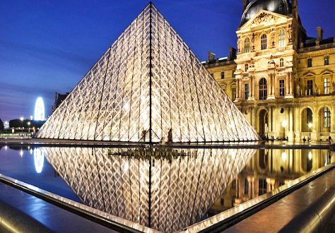 معلومات عن متحف اللوفر Paris Travel, Paris, Louvre Pyramid, Louvre Paris, Louvre Museum, Louvre, Romantic City, Museums In Paris, Theatre