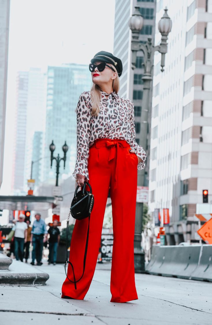 Red pants fall trend – How to wear red this fall/winter – Chez Rama