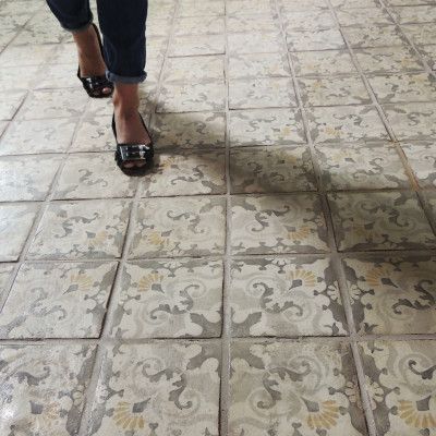 Poor Man S Terracotta Tile No More Painted Concrete Floors Terracotta Tiles Flooring
