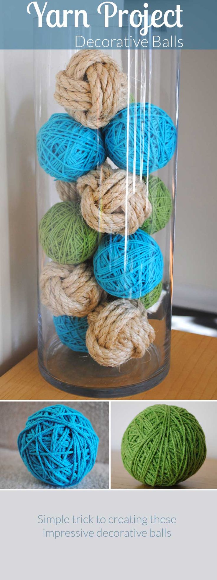 Decorative Yarn Balls Decorative Yarn Balls