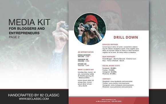 A media kit is a powerful tool that bloggers and entrepreneurs must have if they are trying to grow their brand to the next level. It is a snapshot or preview of your blog/website that you can present to potential sponsors, collaborators, media, clients and more.