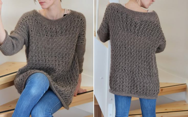 303 best Free Knitting Patterns: Tops images on Pinterest