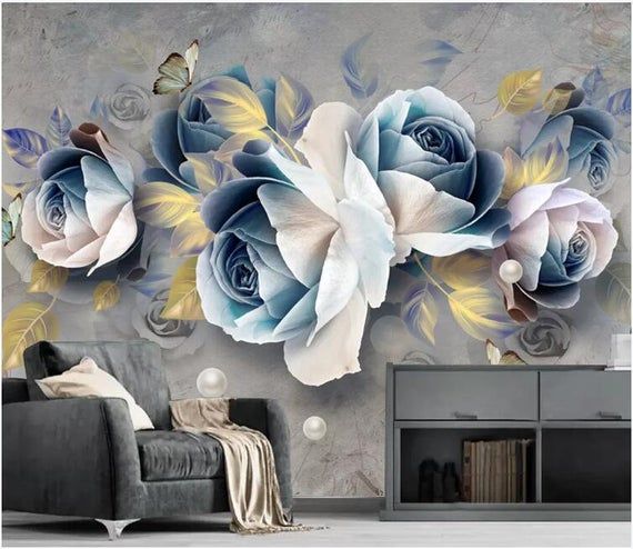 Psw1010rl Magnolia Home Vol Ii Floral Pink Peel And Stick Wallpaper Watercolor Rose Wallpaper Rose Wallpaper