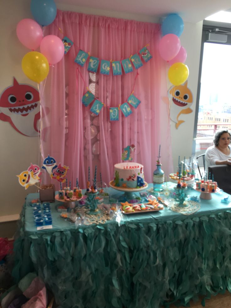 Baby Shark Birthday Party 2nd Birthday Party For Girl Shark Themed Birthday Party Shark Birthday Party Baby Shark Birthday Party 2nd Birthday Party For Girl Shark Themed Birthday Party Shark Birthday Party