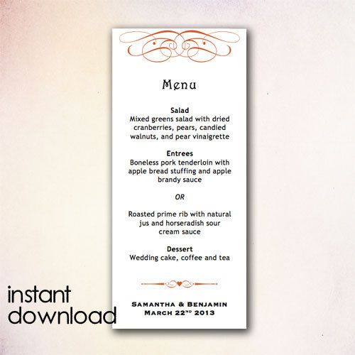 15 best DIY Wedding Menu Templates - Instant Download images on - microsoft word restaurant menu template 15 best DIY Wedding Menu Templates - Instant Download images on - microsoft word restaurant menu template