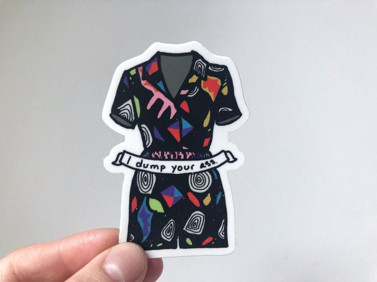 Stranger Things Stickers Inspired by Stranger Things 3 Sticker Eleven I Dump Your A** Eleven Quote Waterproof Phone Laptop Sticker