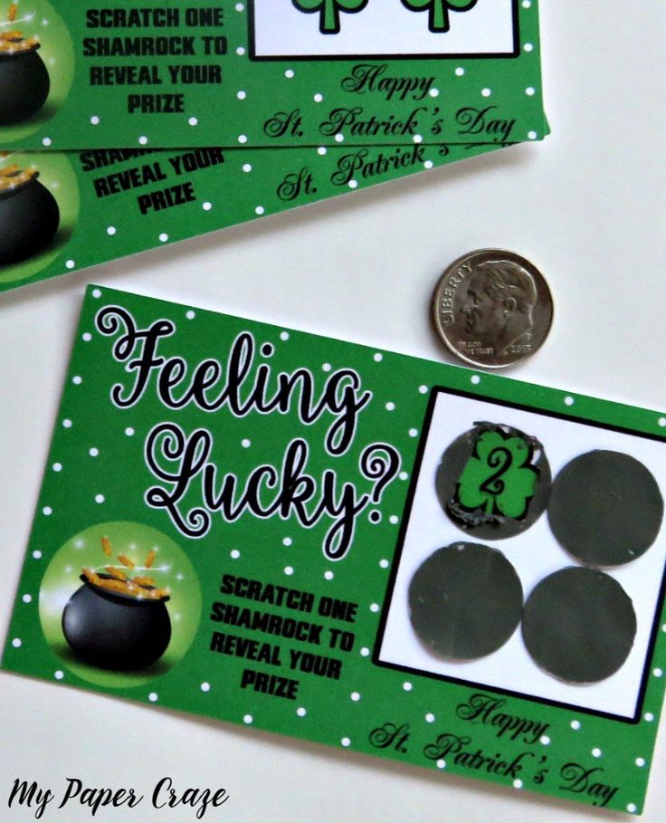 DIY Scratch Off Ticket for St Patricku0027s Day with Free Printable - printable ticket paper DIY Scratch Off Ticket for St Patricku0027s Day with Free Printable - printable ticket paper