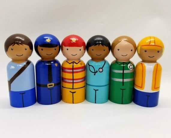 Multicultural Community Helpers Peg Dolls Hand Painted Wooden Etsy multicultural-community-helpers-peg-dolls-hand-painted-wooden-etsy