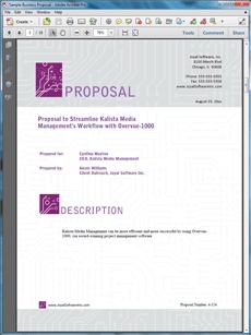 technical offer template