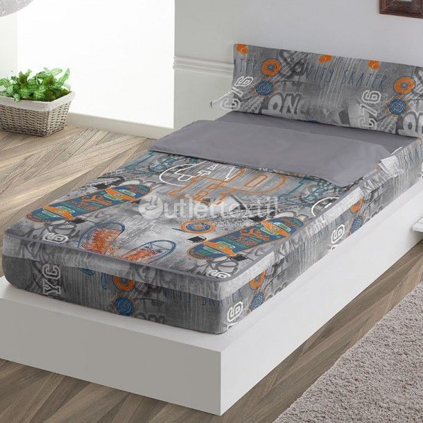 Saco Nórdico Skate Javier Larrainzar La Cama Hecha Todas Las Mañanas En Menos De Un Minuto Con Este Juvenil Saco Nórd Camas Decoraciones De Casa Hacer La Cama