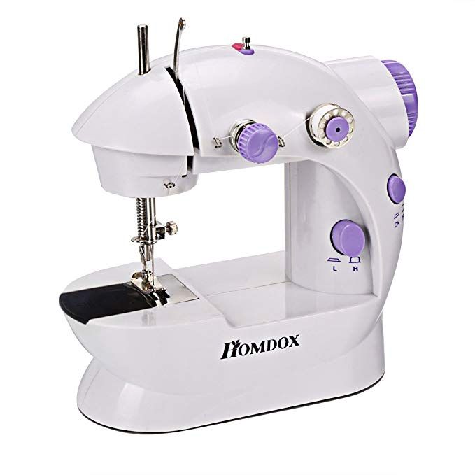 Sewing Machine Electric Mini 2 Speed Foot Pedal Button-hole Sewing Professional