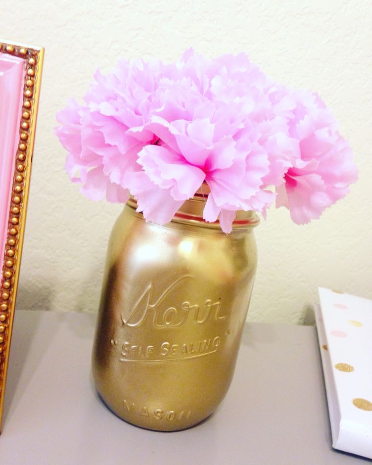 Mason Jar Gold Spray Paint Dollar Tree Flowers Cheap Nursery Decor F6f3207c29ae8e9e4c4408449f415640 Gold Spray Paint Dollar Tree
