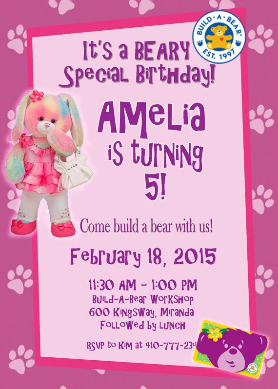24 best Build a Bear party images on Pinterest ...