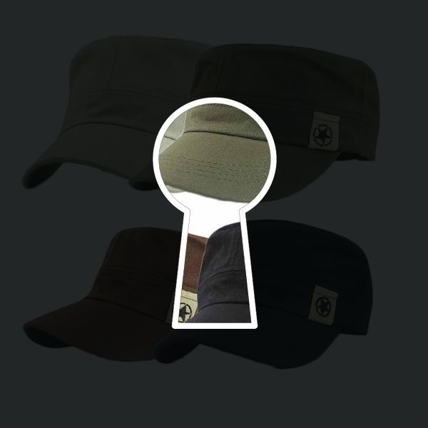 Unisex Flat Roof Military Hat Wild Baseball Field Caps