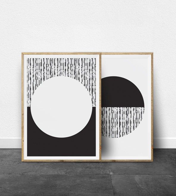 Geometric diamond triangle print \u2013 Geometric prints \u2013 Scandinavian print \u2013 Scandi art \u2013 Mid Century art \u2013 Wall art \u2013 Home decor \u2013 GEO024