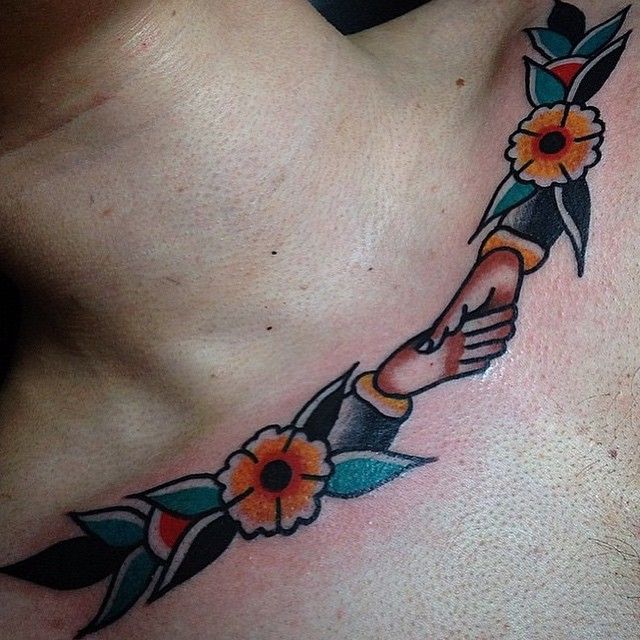 26 best flower tattoos on collar bone images on pinterest bones 26 best flower tattoos on collar bone images on pinterest bones