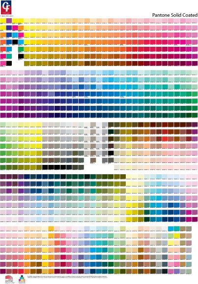 full pantone solid coated chart com imagens paleta verochrome color chart
