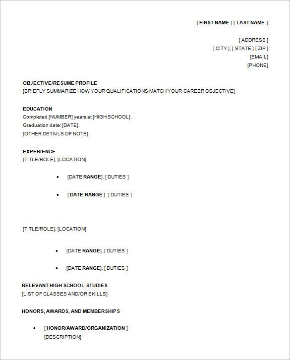High School Student Resume Templates best 25 high school resume ideas on resume High School Student Resume Templates best 25 high school resume ideas on resume
