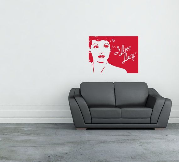 97 I Love Lucy Home Decor Holiday Tour Dining Kitchen I Love Lucy Inspired Art For A Wall Or Any Smooth Surface Cut Decal