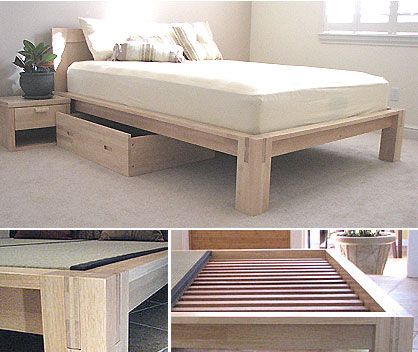 tall tatami platform bed frame natural finish queen frame 59900 free shipping - High Queen Bed Frame tall tatami platform bed frame natural finish queen frame 59900 free shipping - High Queen Bed Frame