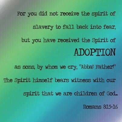 Romans 8:15-16 | Romans 8 15, Slavery, Trials and tribulations