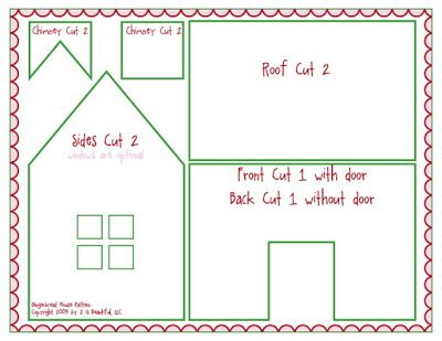 Versatile image pertaining to gingerbread house templates printable free Invaluable image for gingerbread house templates printable free