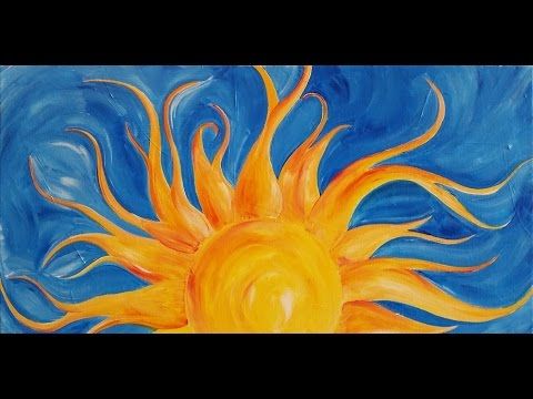 Step By Step Sunflower Acrylic Painting Step By Step Sunflower Acrylic Painting