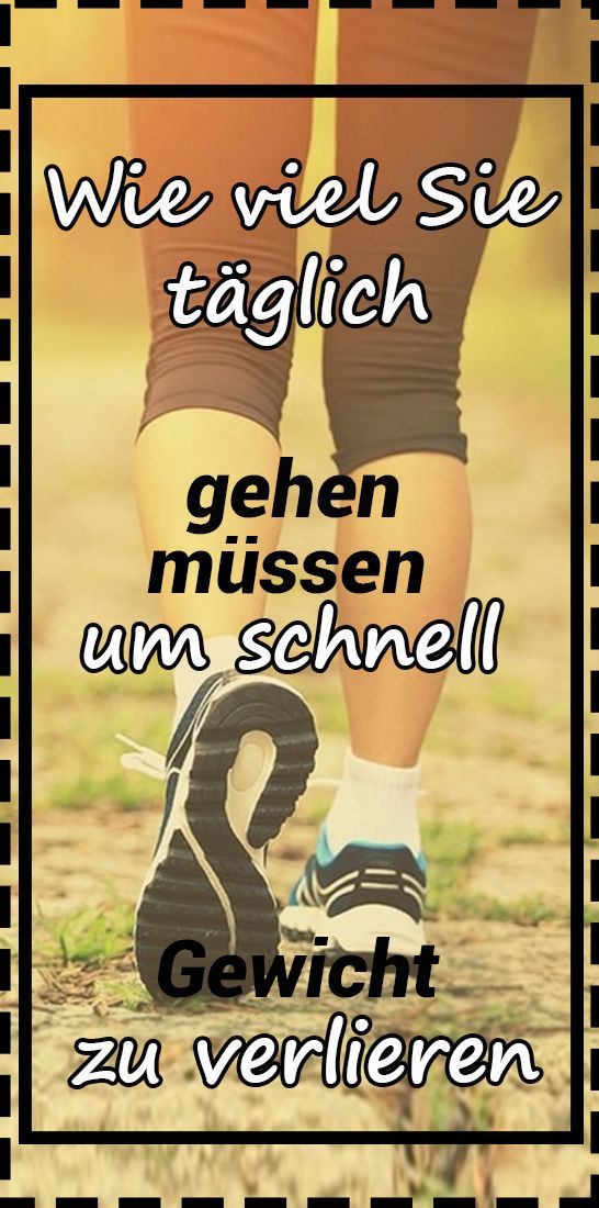 Schritte, um täglich Gewicht zu verlieren