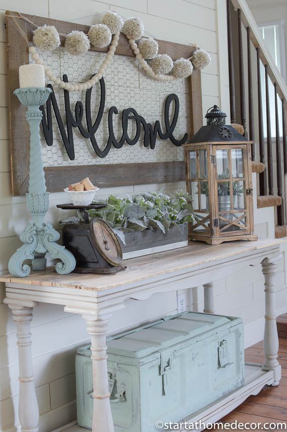 Entryway on a Budget Start at home Farmhouse style Decor Pinterest Farmhouse style Entryway on a Budget Start at home Farmhouse style Decor Pinterest Farmhouse style