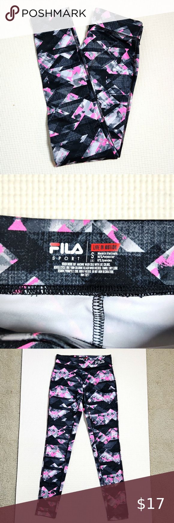 Fila Sport Black Active Pants Size M - 66% off | ThredUp