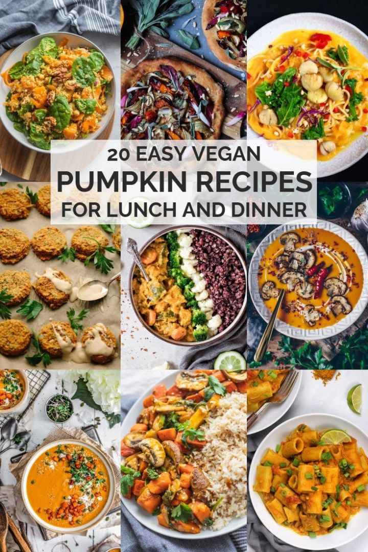 20 Easy Vegan Pumpkin Recipes For Lunch And Dinner Recipes 20 Easy Vegan Pumpkin Recipes For Lunch And Dinner Recipes