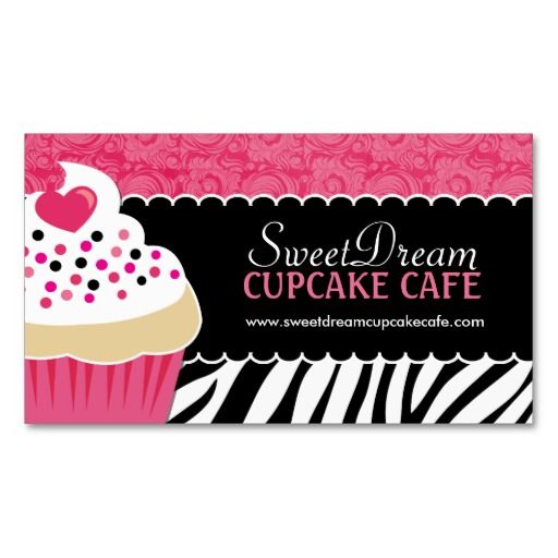 59 Best Cartas Images On Pinterest Backgrounds Bakery Business Funky Zebra Print Cupcake Bakery Business Cards