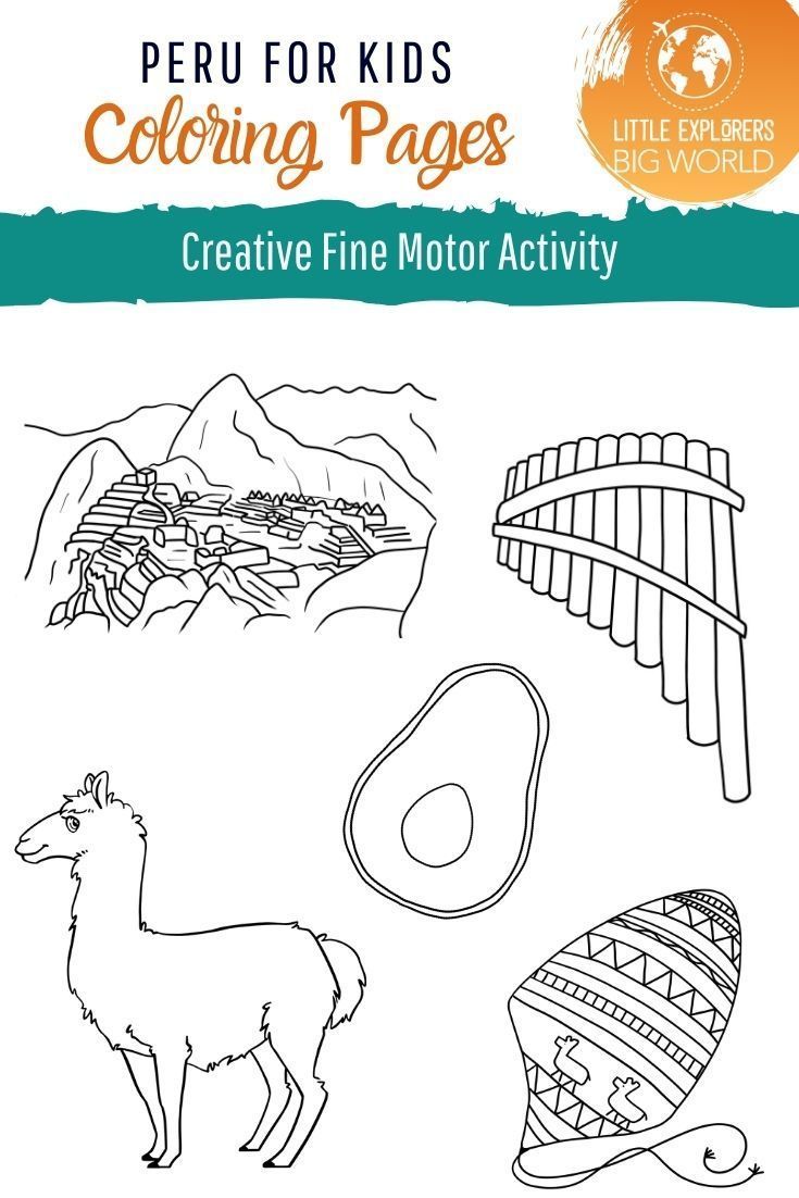 Peru For Kids Coloring Pages Coloring Pages Coloring For Kids Coloring Pages For Kids