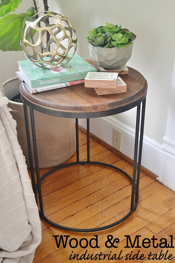 Side Table Decor best 25+ industrial side table ideas on pinterest | industrial Side Table Decor best 25+ industrial side table ideas on pinterest | industrial