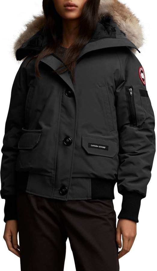 Canada Goose Chilliwack Fusion-Fit Bomber Jacket with Removable Fur in