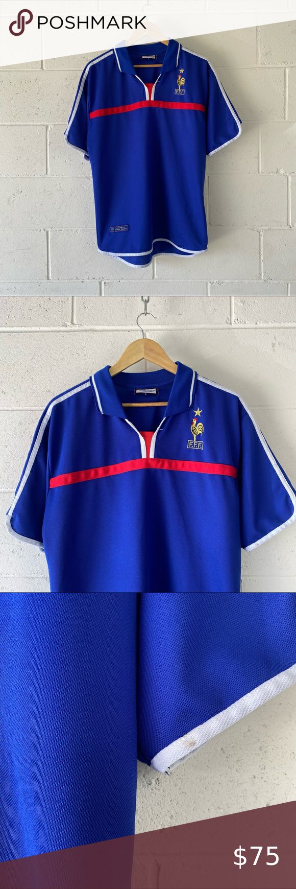 Vintage France World Cup soccer jersey