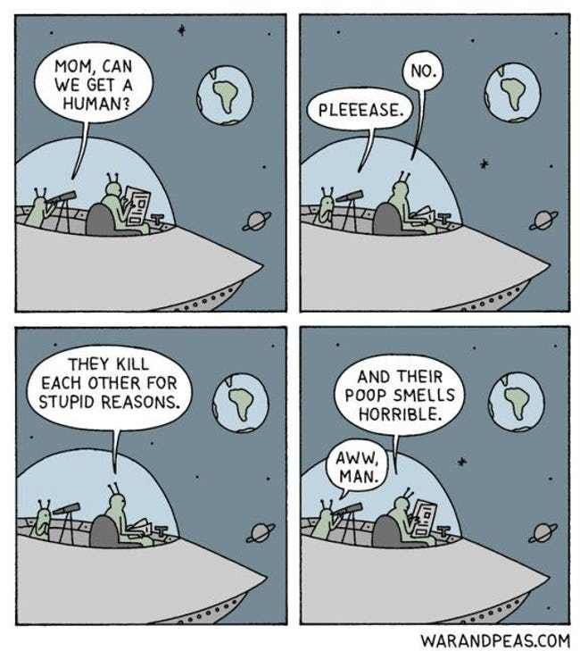 These Webcomics By War And Peas Are Deliciously Evil | Dark humor comics, Funny comics, Comics
