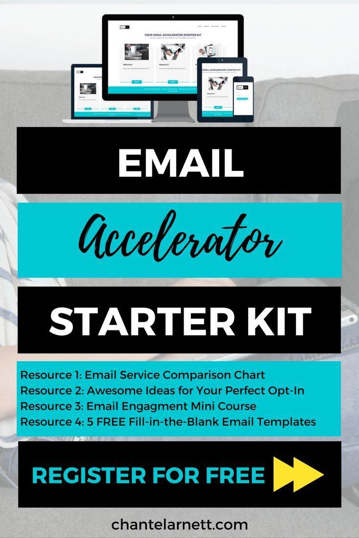 Not seeing the engagement you want from your email list? The Email Accelerator Starter Kit will give you all the tools you need to create engaged subscribers. Sign up for free today! Kit includes - Email and Autoresponder Comparison Chart, Awesome Ideas for Your Perfect Opt-in, Email Engagement Course, and 5 Fill-in-the-Blank Email Templates!