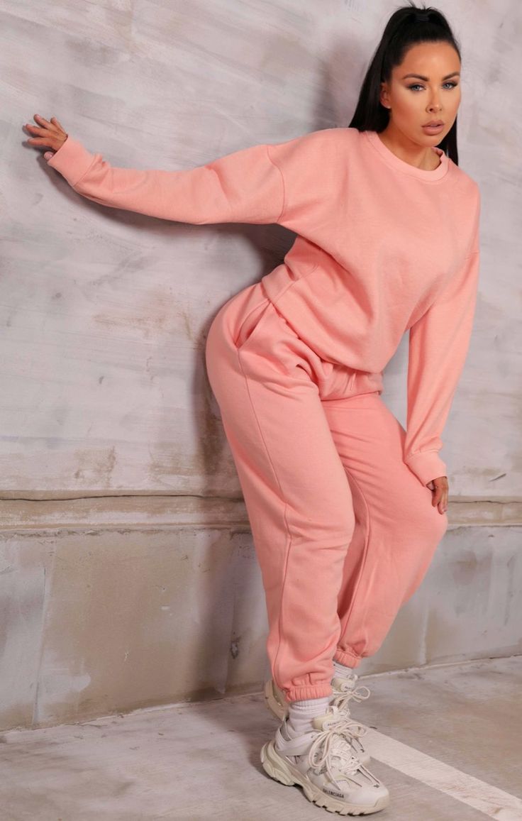 Femme luxe pink joggers sale