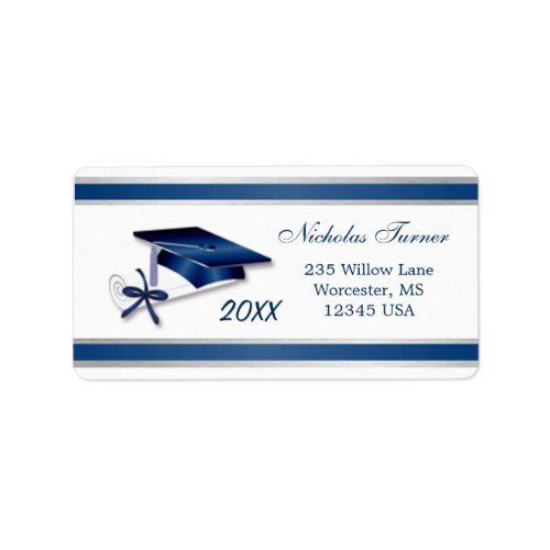 Free printable graduation return address labels