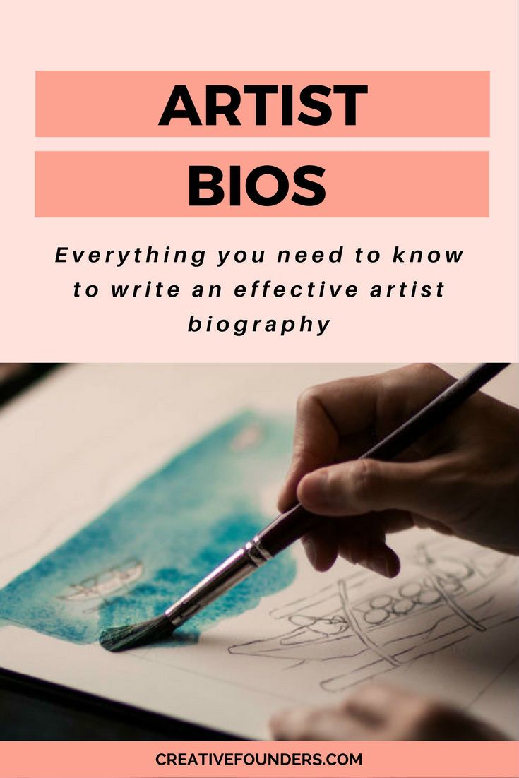 emerging artist bio beginner artist biography