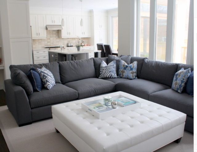 grey and white ottoman rectangular storage but white ottoman would get filthy interior family room living room room loving this couch grey and white ottoman rectangular storage but white ottoman would get filthy interior family room living room room loving this couch