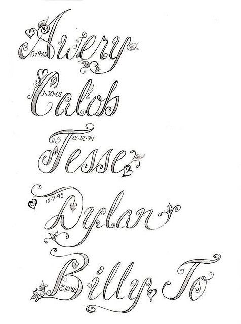42 best names tattoo lettering styles images on pinterest el 42 best names tattoo lettering styles images on pinterest el