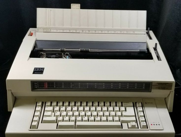 Electric typewriter essay