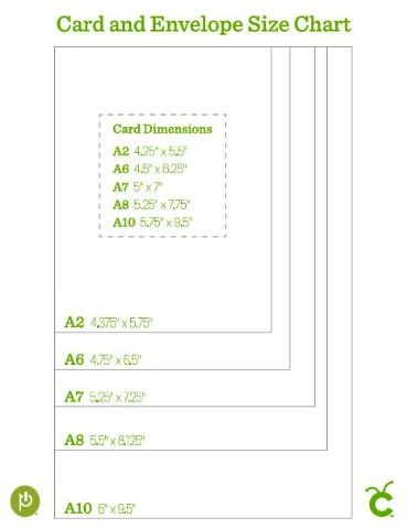 reply card envelope size