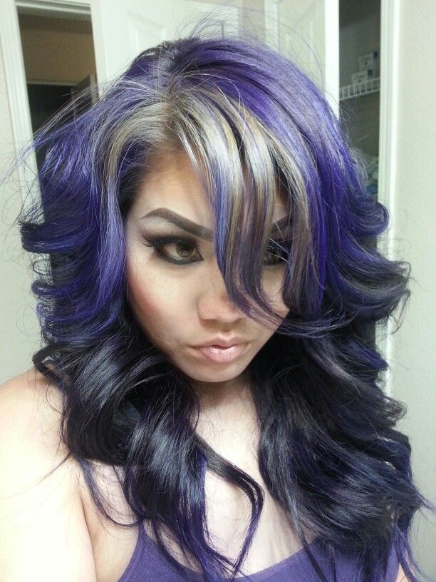 10 Best Pravana Formulas Images On Pinterest Colourful Hair Pravana Violet And Silver Prelighten Hair To Level 7 For The 10