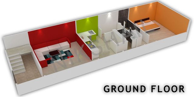 15x50 House Plan With 3d Elevation By Nikshail House Plans Modern Exterior House Designs Open Floor House Plans 15x50 House Plan With 3d Elevation By Nikshail House Plans Modern Exterior House Designs Open Floor House Plans